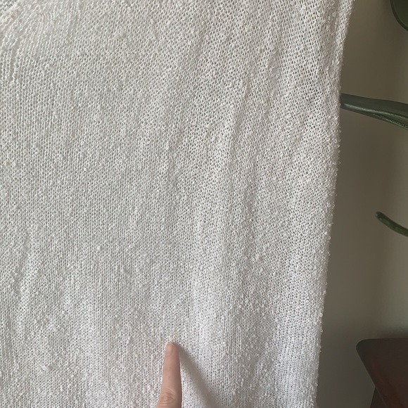 FREE PEOPLE white short sleeve sweater (XS) ✨ - Picture 6 of 8